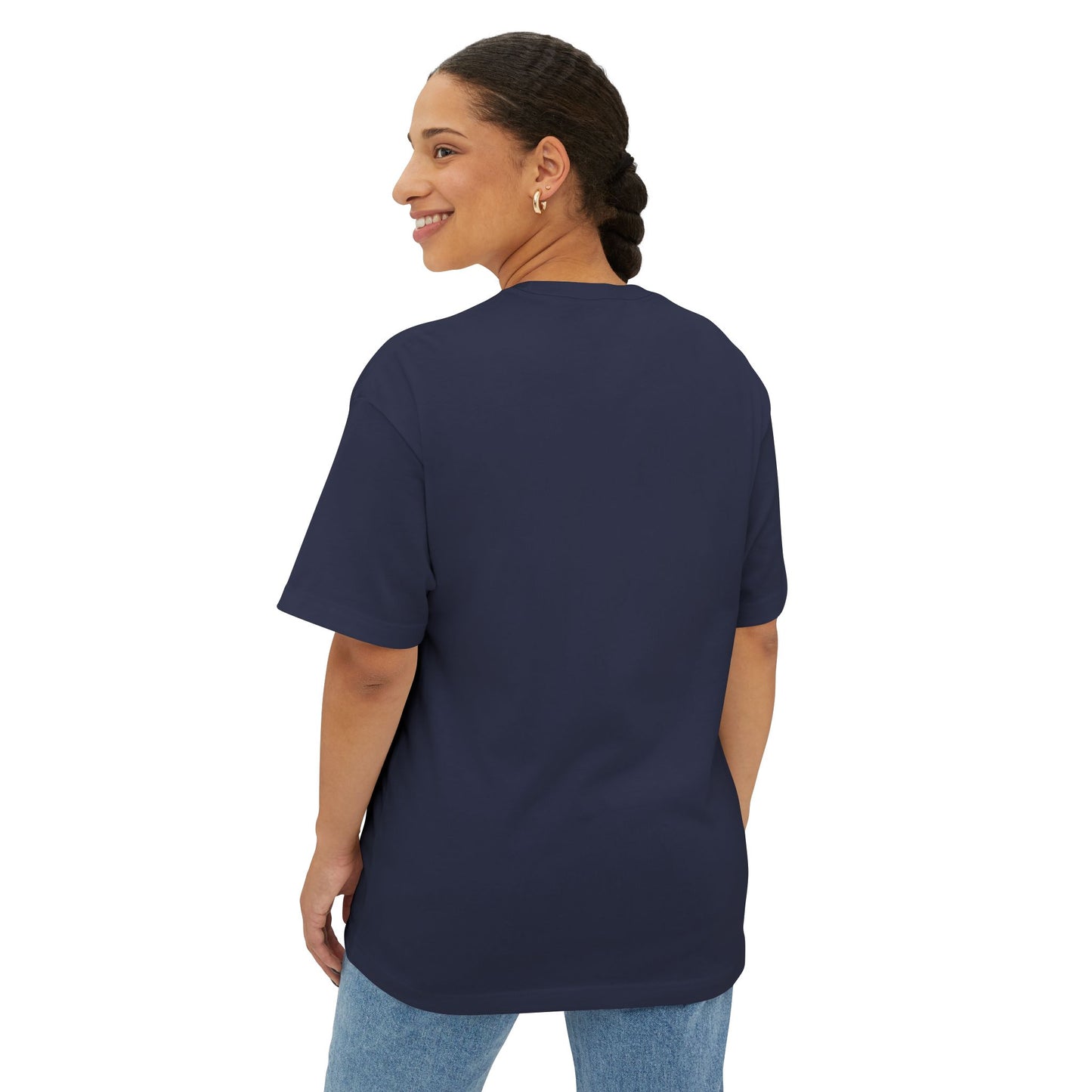 Aerial Boxy Tee — Minimalist White Oversized T-Shirt with 'AERIAL' Text