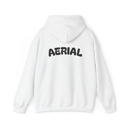 Aerial Series Hoodie — Minimal Stencil Logo Pullover