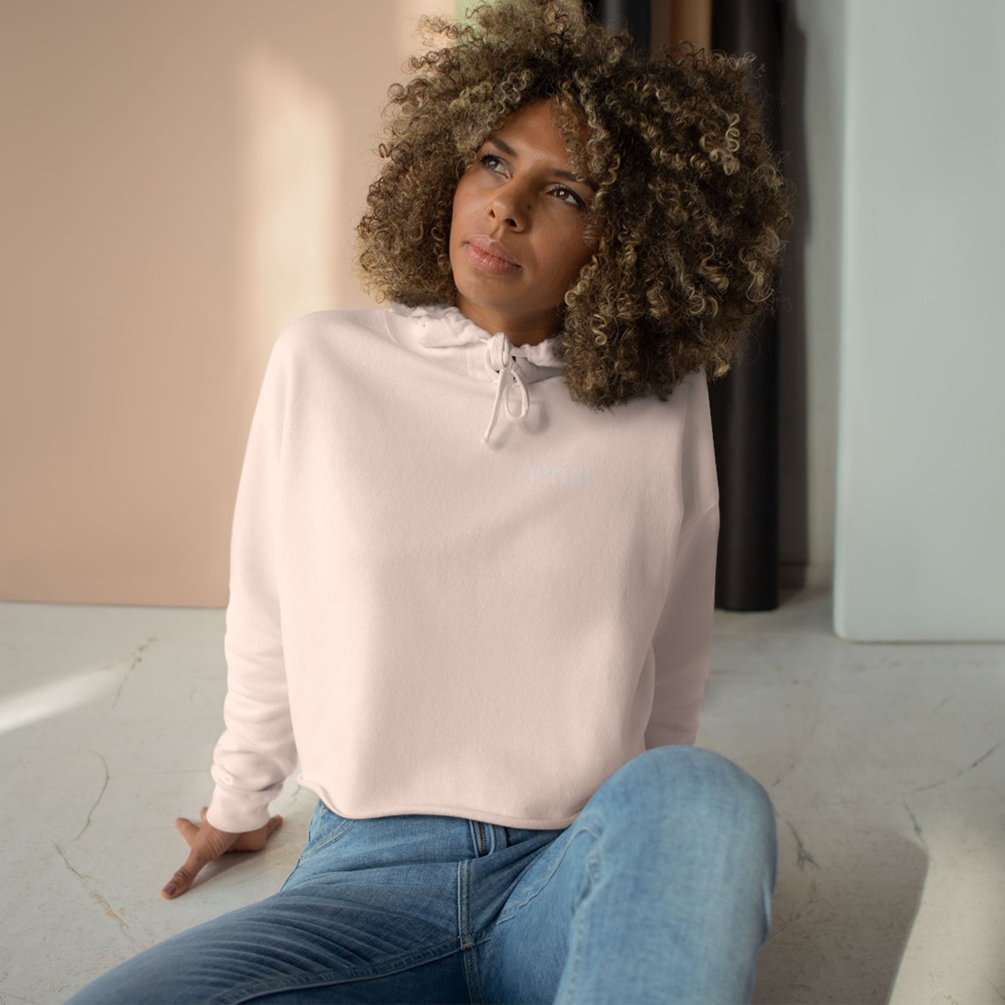 Aerial Cropped Hoodie