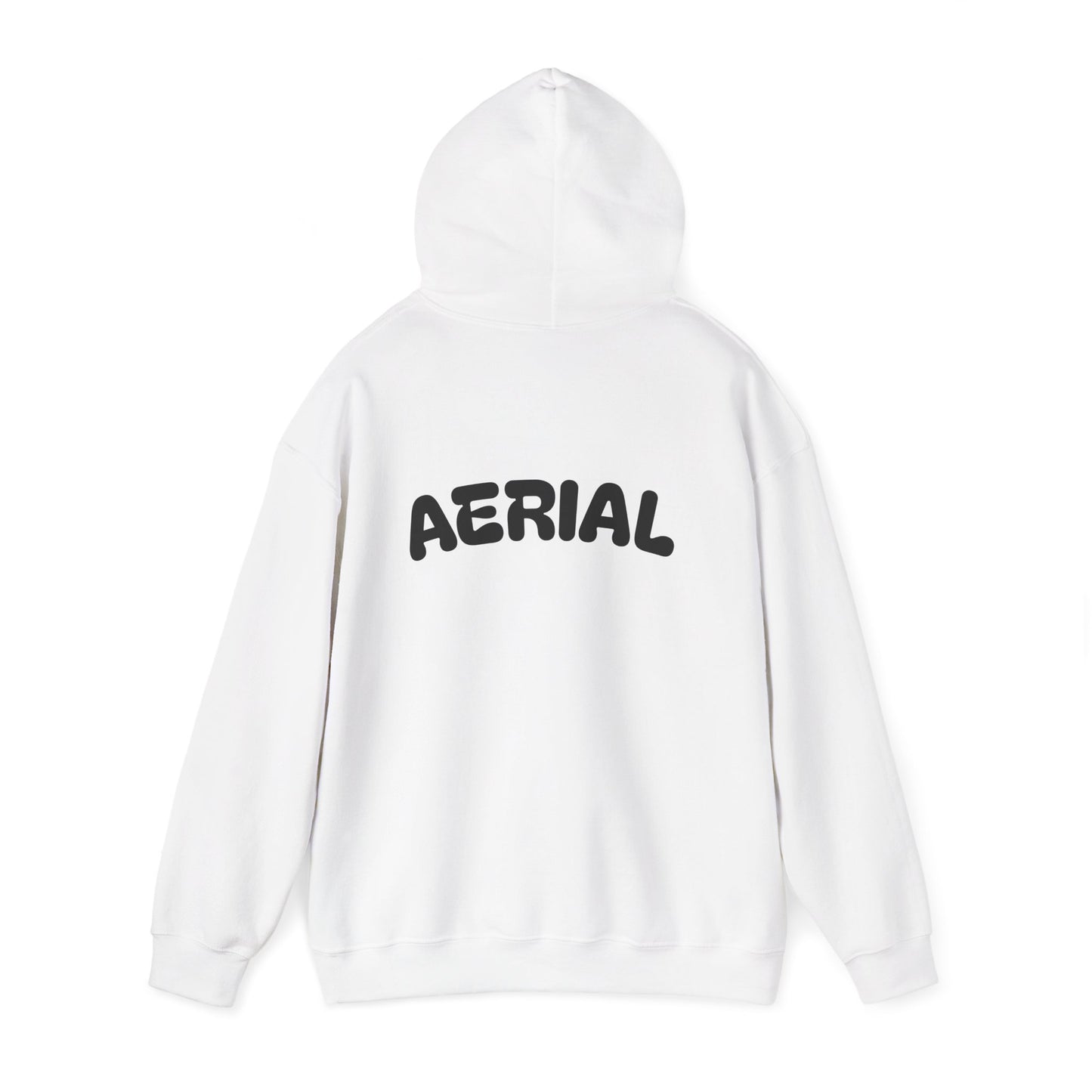 Aerial Series Hoodie — Minimal Stencil Logo Pullover