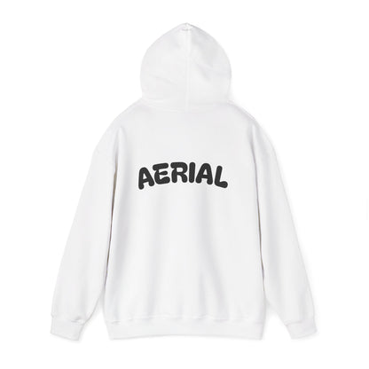 Aerial Series Hoodie — Minimal Stencil Logo Pullover