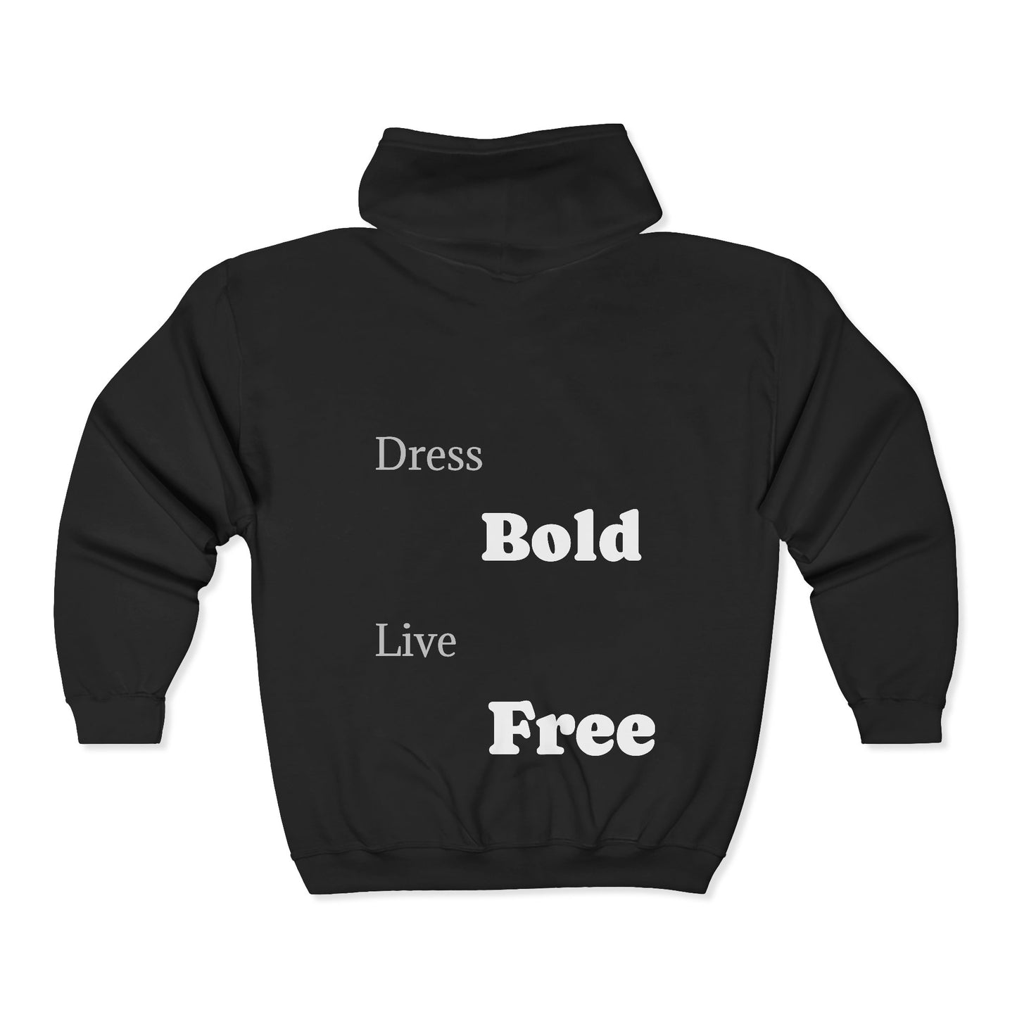 Aerial Zip Hoodie - Dress Bold, Live Free