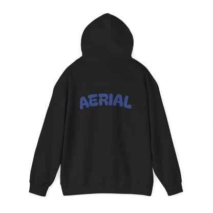 Aerial Series Hoodie — Minimal Stencil Logo Pullover