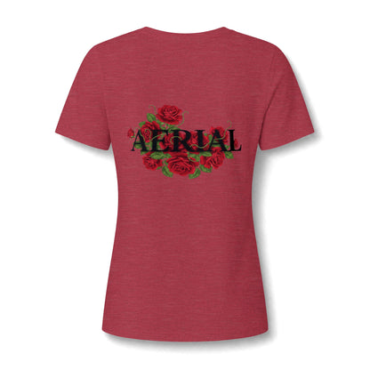 Aerial Graphic V Neck Tee