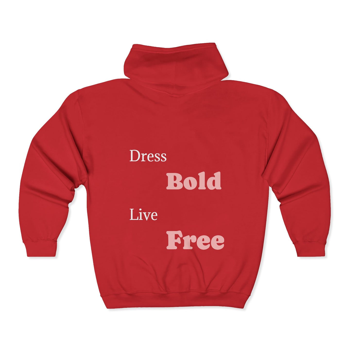 Aerial Zip Hoodie - Dress Bold, Live Free