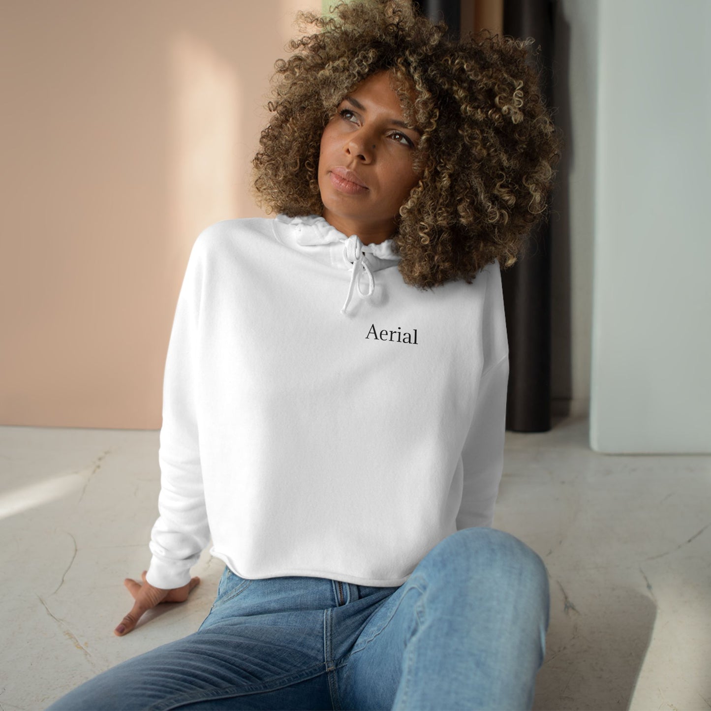 Aerial Cropped Hoodie