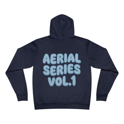 Aerial Series Vol.1 Hoodie — Pullover Fleece with Retro Bubble Text