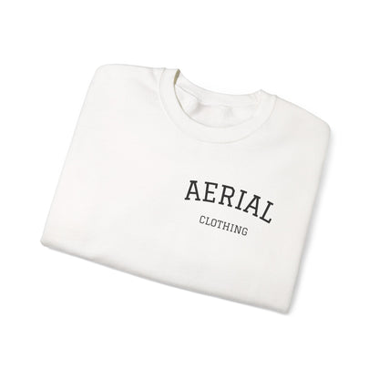 Aerial Crewneck Sweatshirt — Minimal Back Logo Casual Pullover