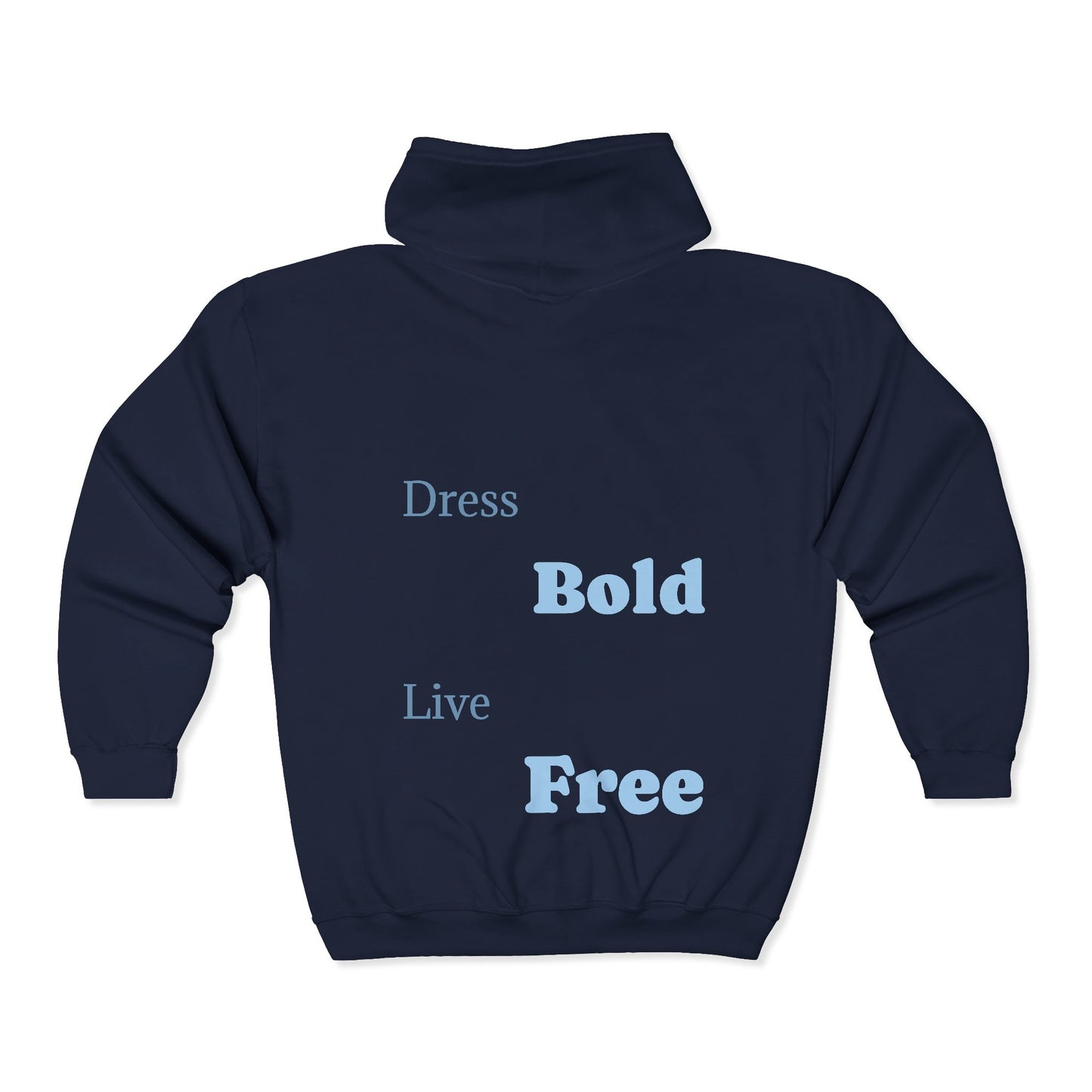 Aerial Zip Hoodie - Dress Bold, Live Free