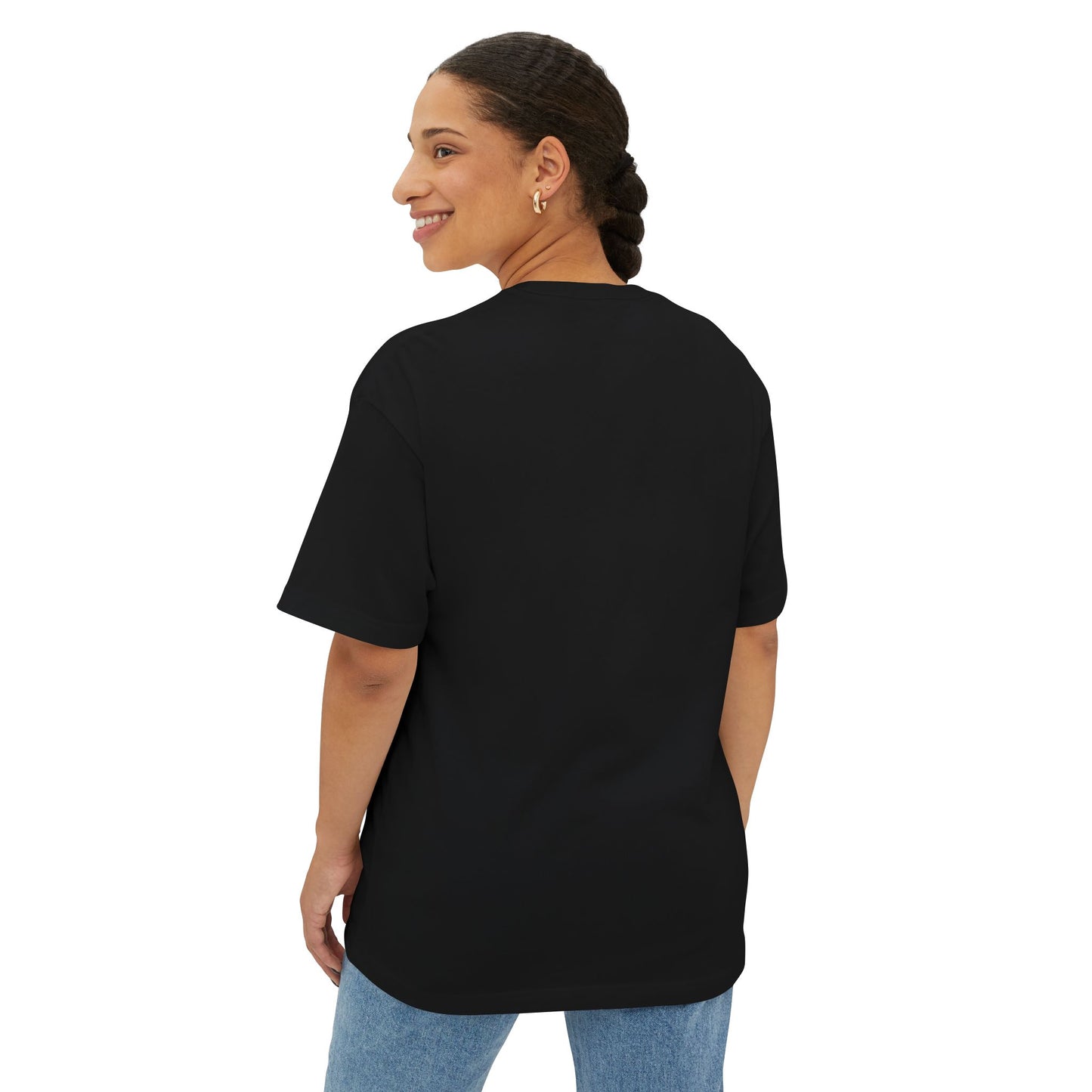 Aerial Boxy Tee — Minimalist White Oversized T-Shirt with 'AERIAL' Text
