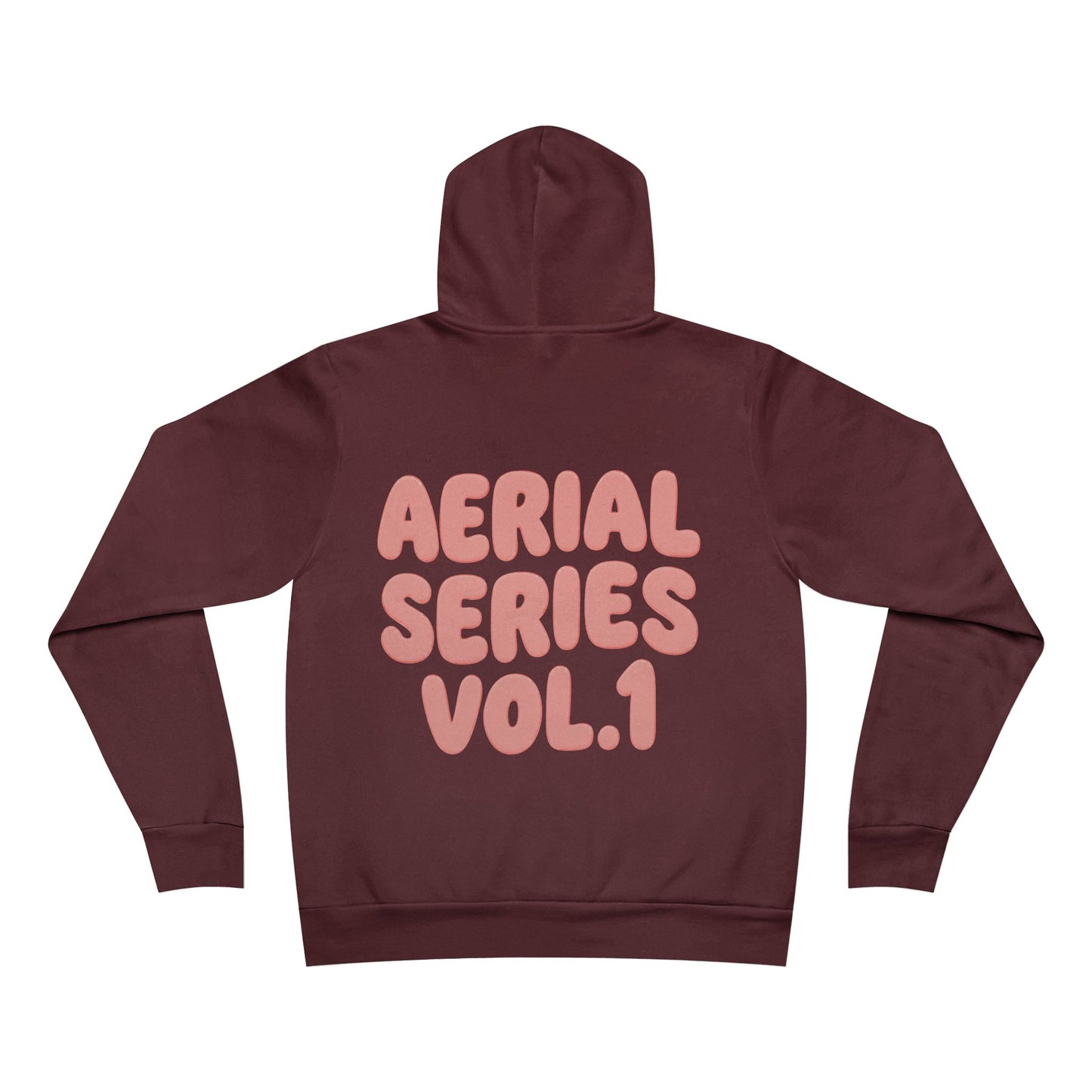 Aerial Series Vol.1 Hoodie — Pullover Fleece with Retro Bubble Text