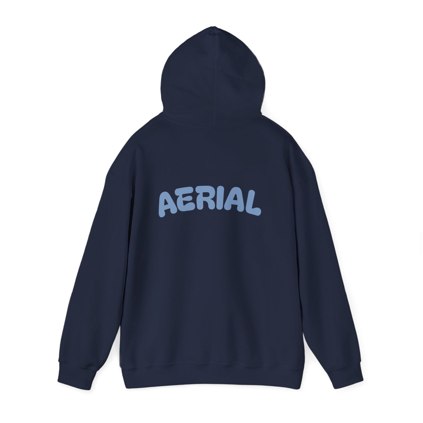 Aerial Series Hoodie — Minimal Stencil Logo Pullover