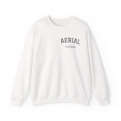 Aerial Crewneck Sweatshirt — Minimal Back Logo Casual Pullover