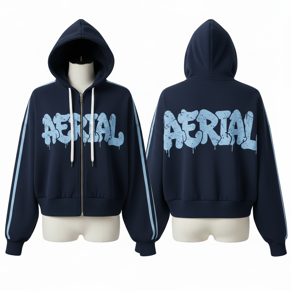 Aerial Hoodie - Navy
