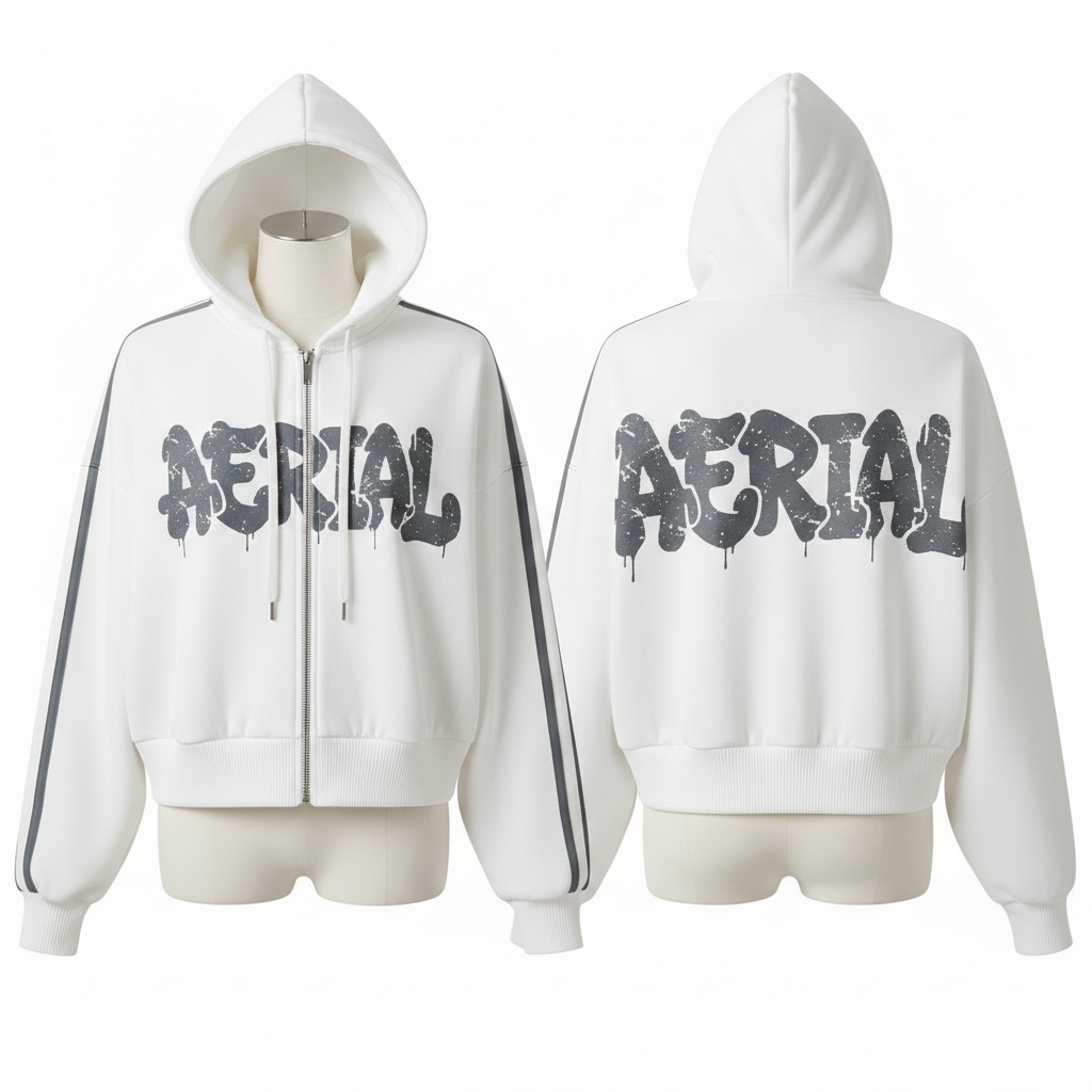 Aerial Hoodie - White