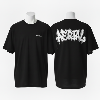 Aerial Tee - Wild Graffiti Bubble Font